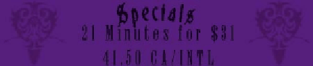 kinky phone sex specials